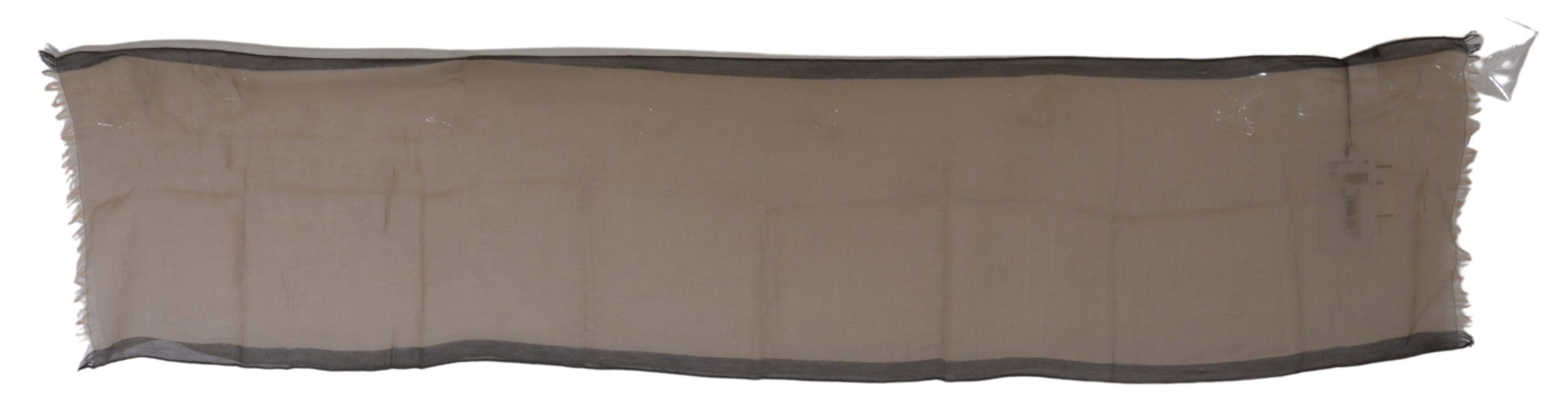 Beige Women Cotton Shawl Scarf