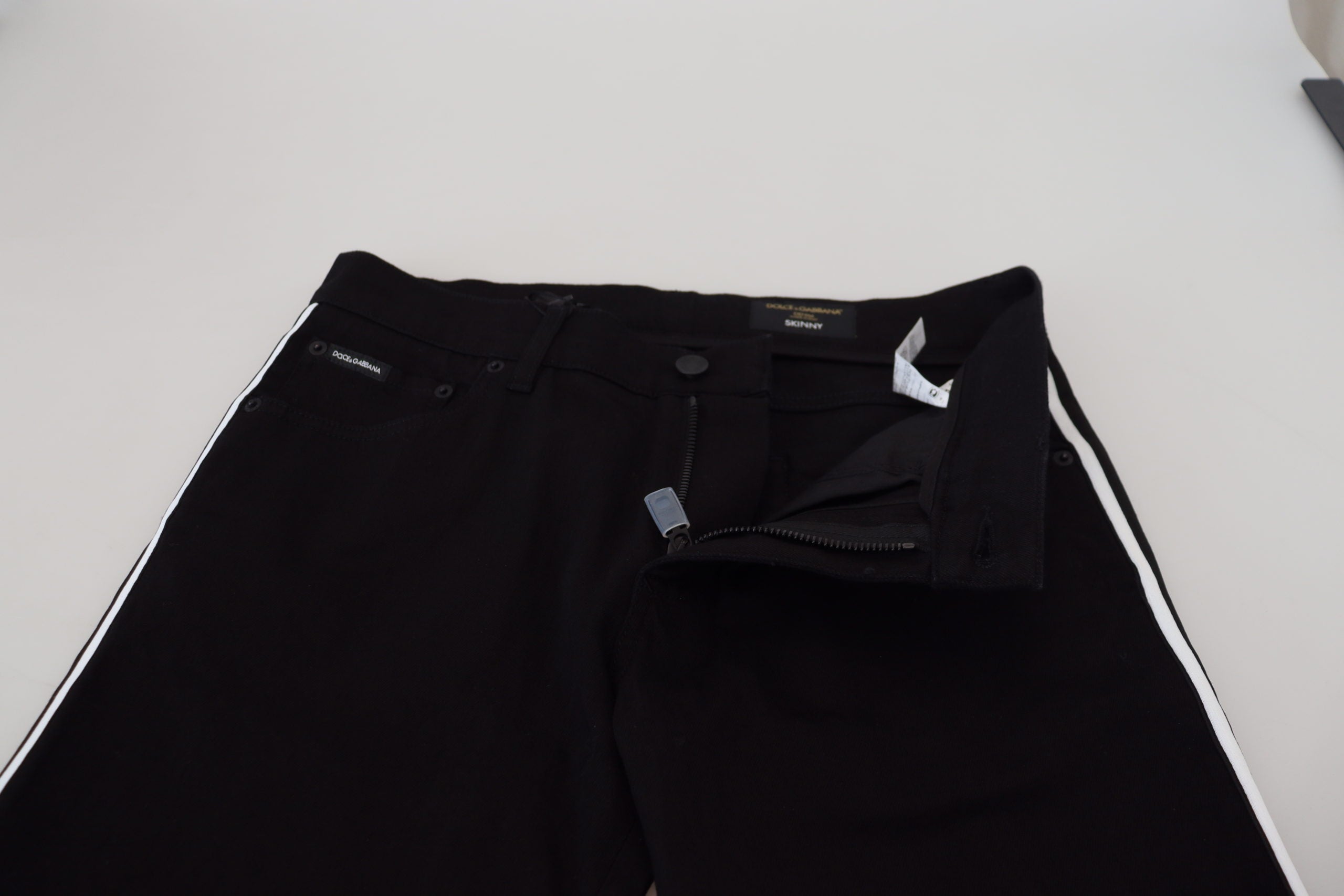 Black Cotton DG Crown Men Denim Jeans