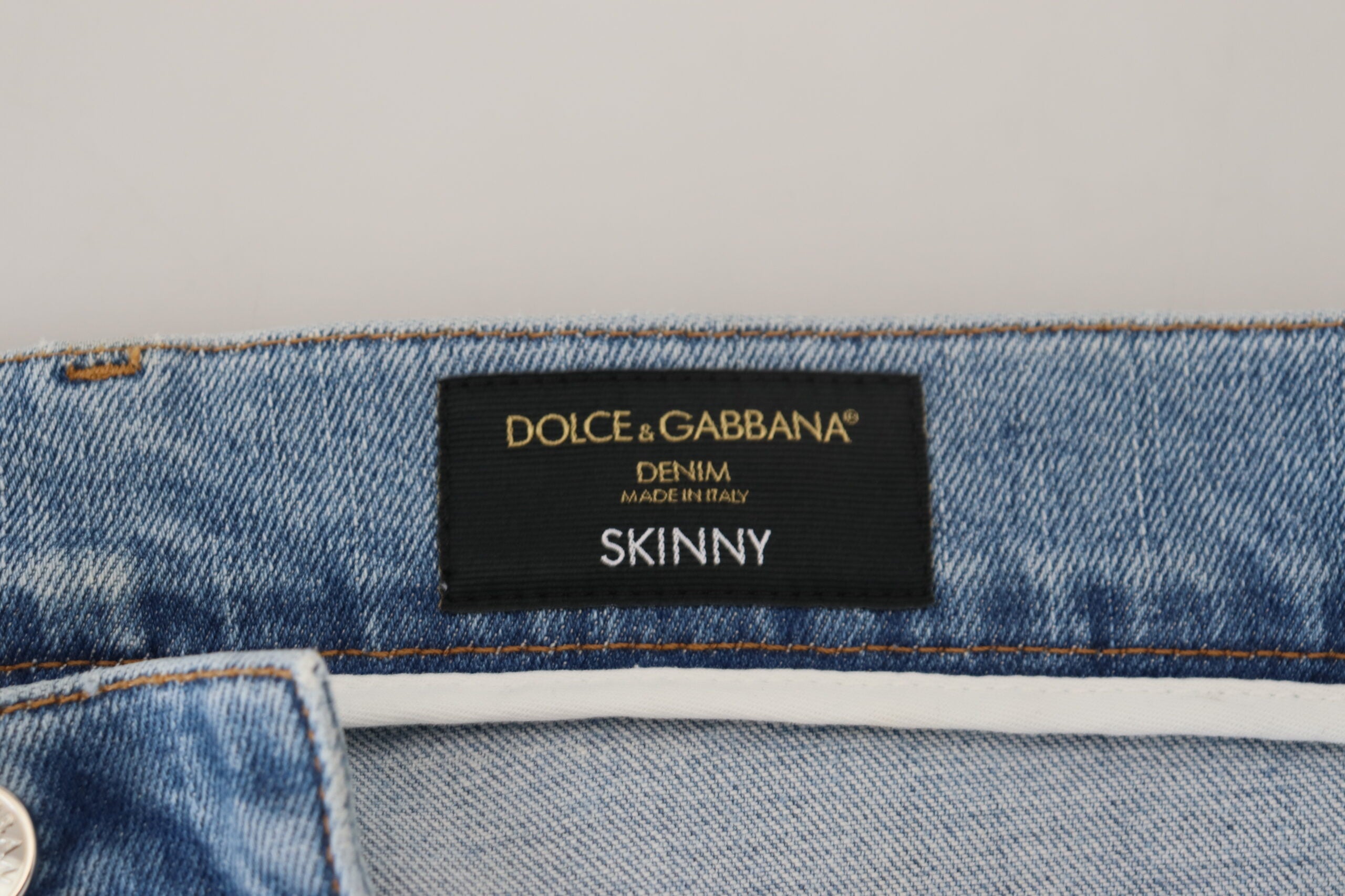 Blue Wash Slim Fit Cotton Denim Jeans