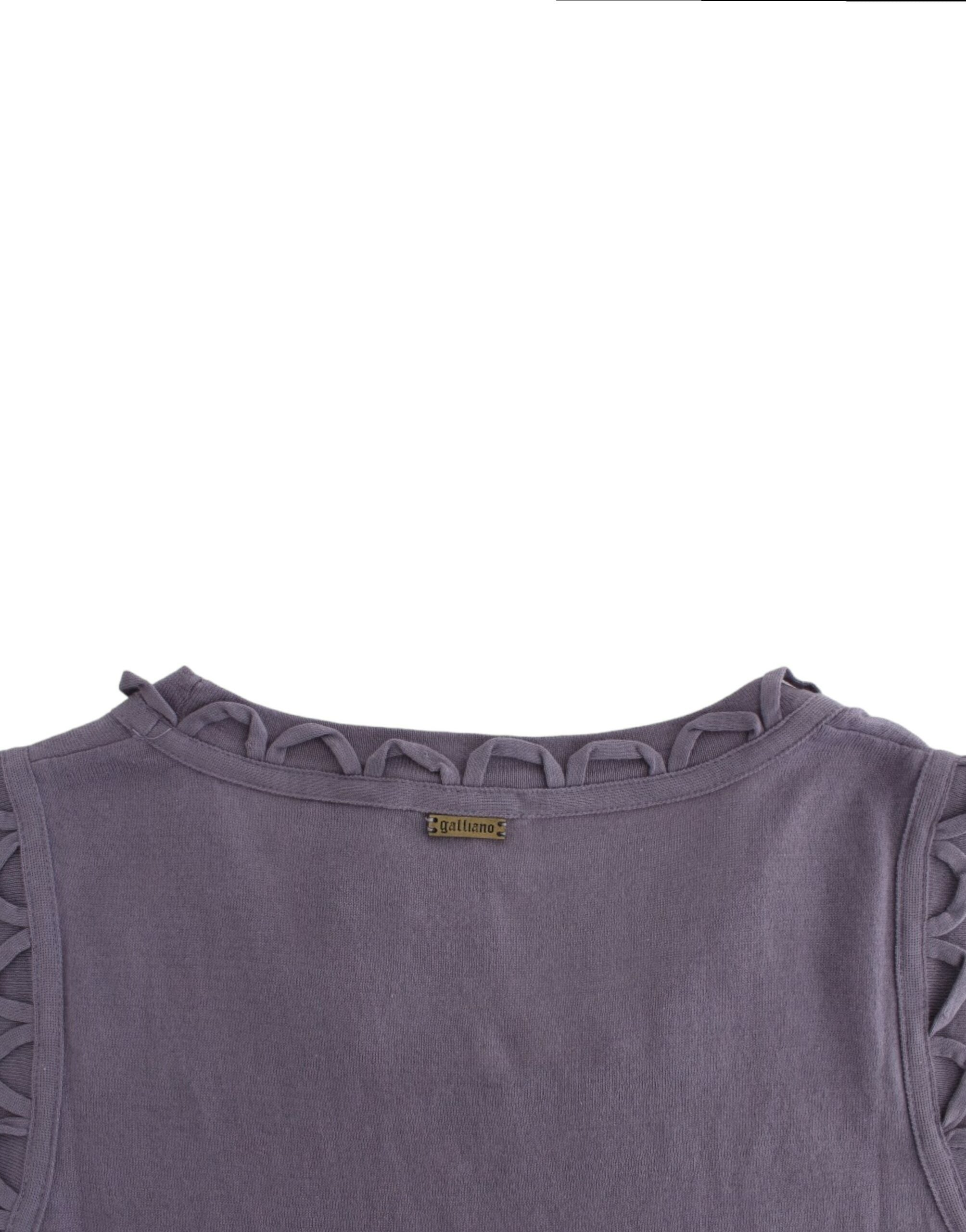 Purple cotton jersey dress
