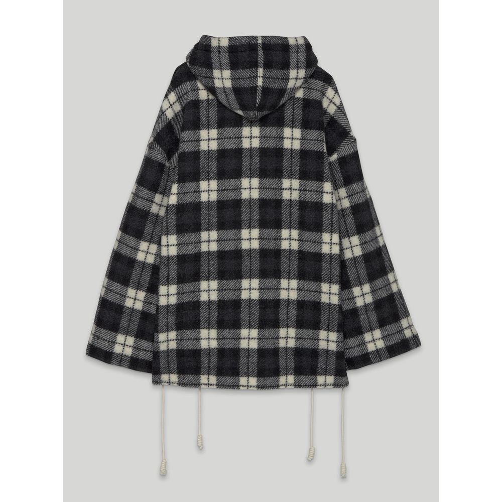 Black Cashmere Men Sweater Jacket