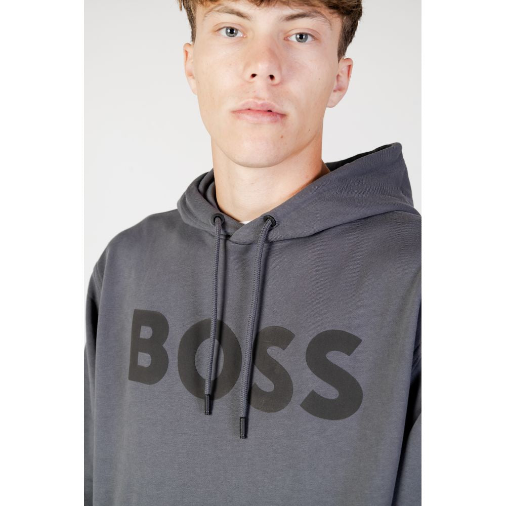Gray Cotton Hoody