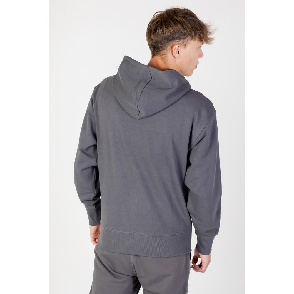 Gray Cotton Hoody