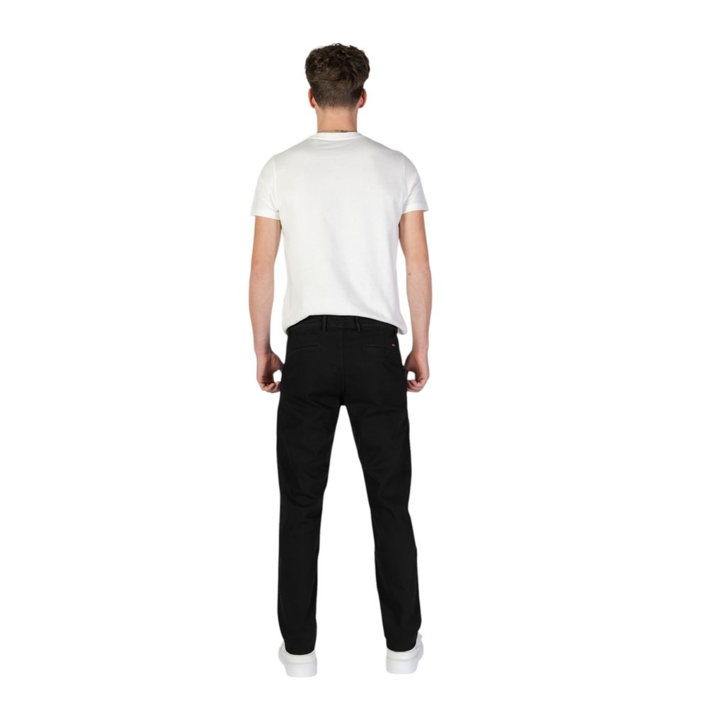 Black Cotton Skinny Pant