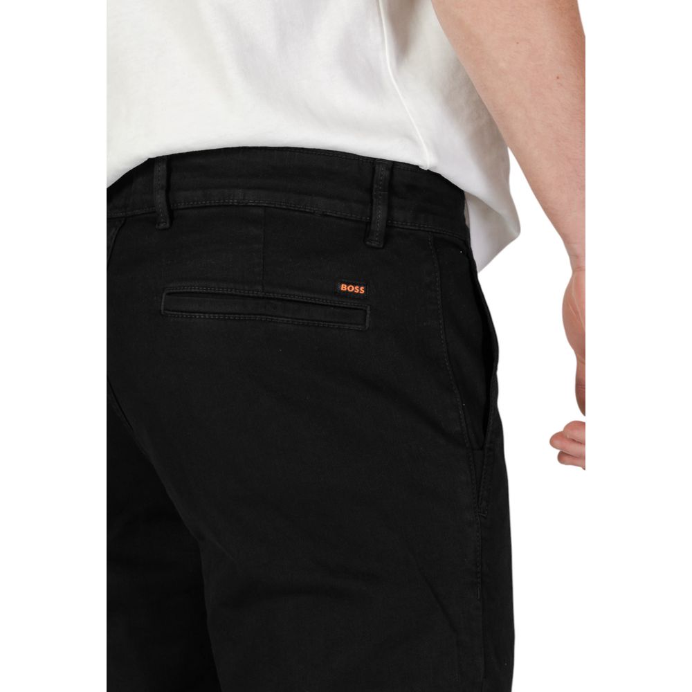 Black Cotton Skinny Pant