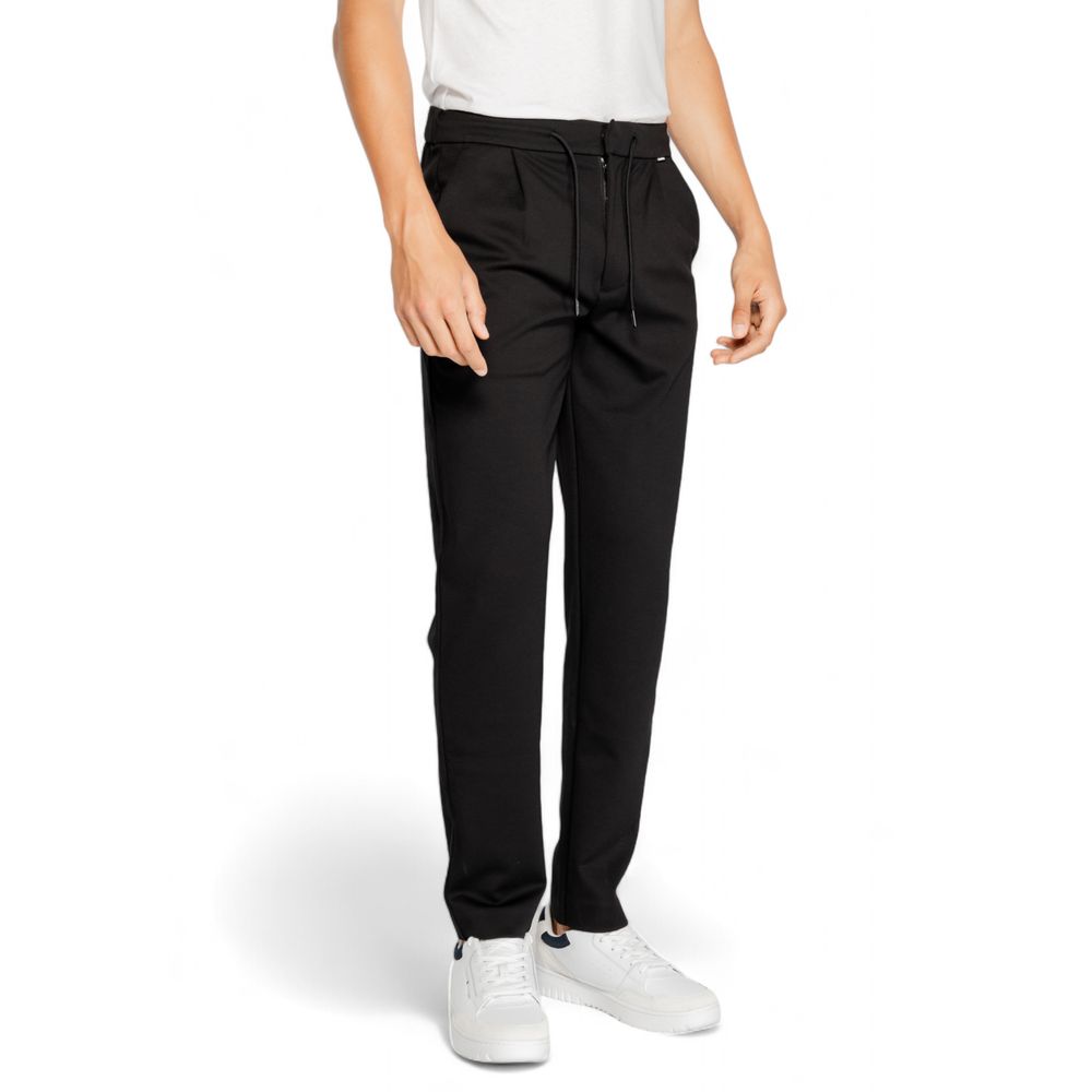 Black Recycled Polyester Pant