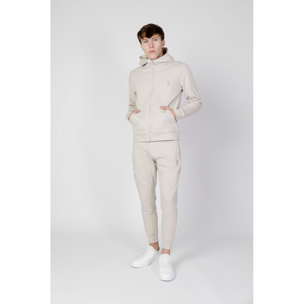 Beige Cotton Hoody
