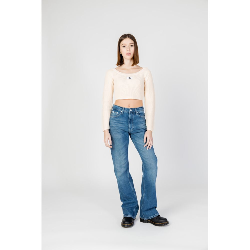 Blue Cotton Mom Jean