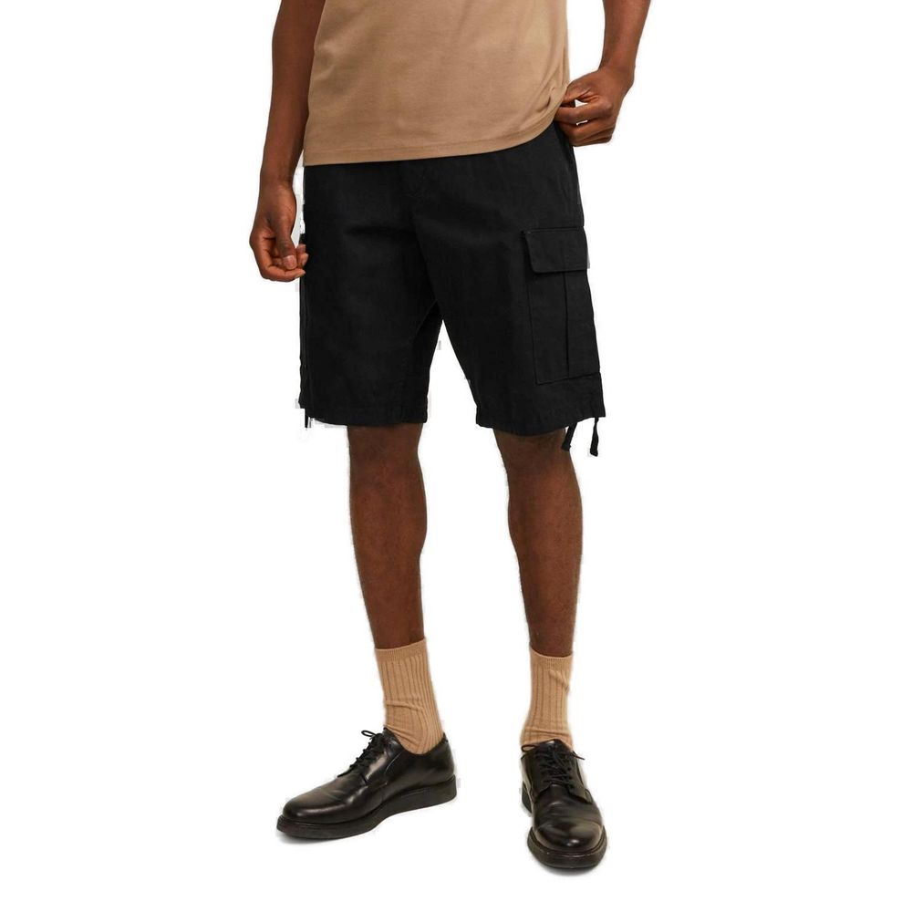 Black Cotton Bermuda