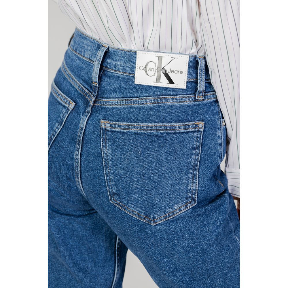 Blue Cotton Slim Fit Jean