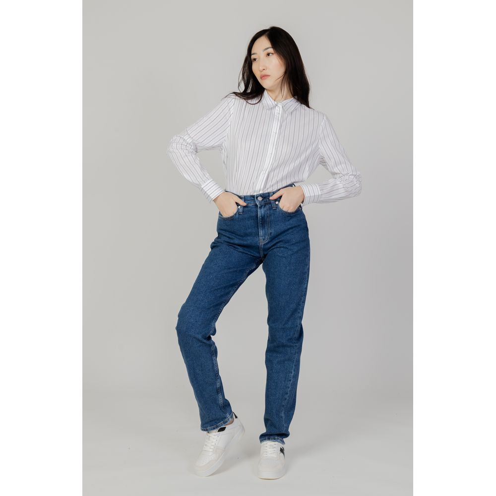 Blue Cotton Slim Fit Jean