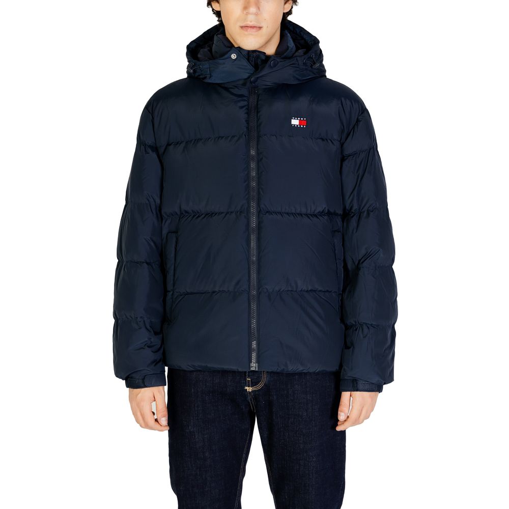 Blue Recycled Polyester Jackets & Coat