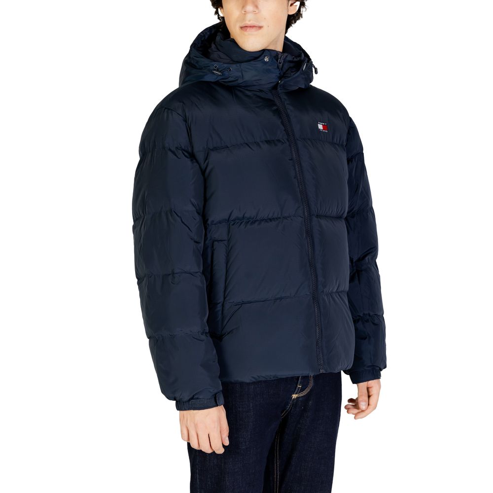 Blue Recycled Polyester Jackets & Coat