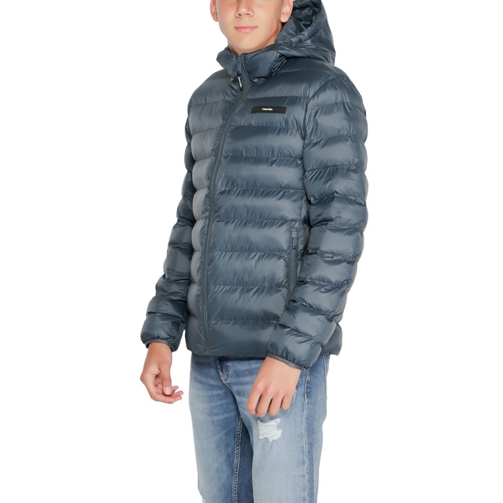 Black Recycled Polyester Jackets & Coat