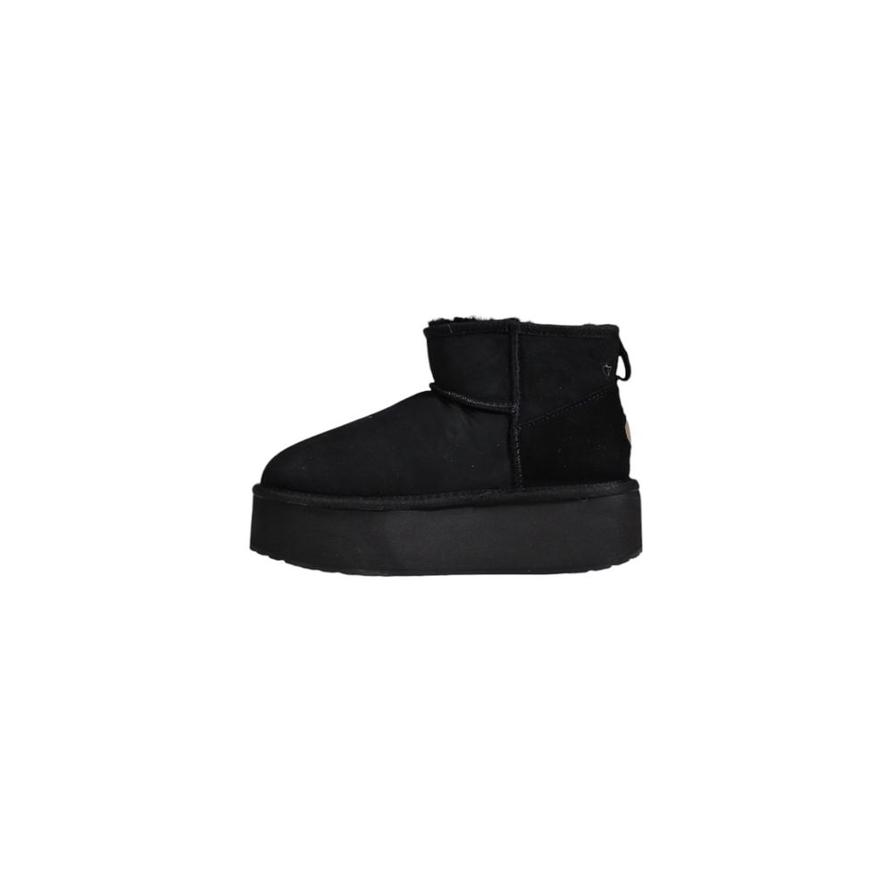 Black Leather Ankle