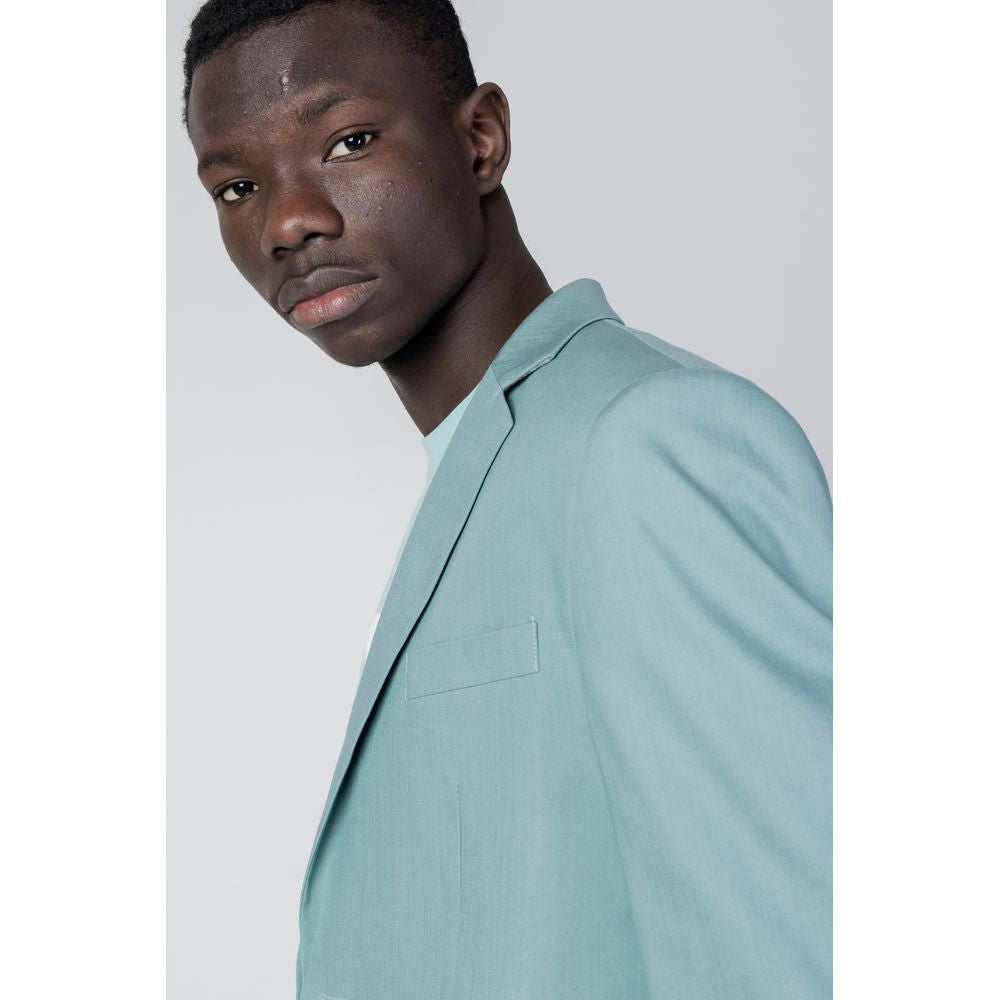 Green Tencel Blazer