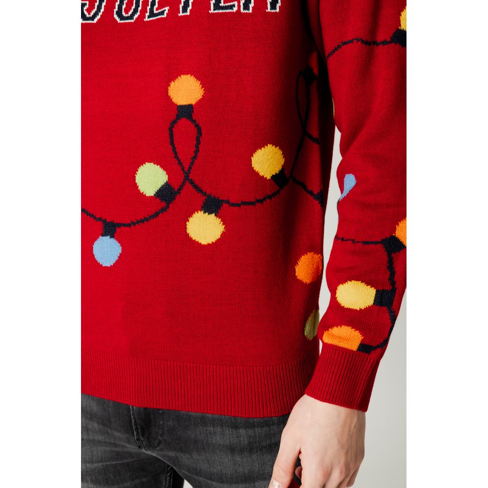 Red Marabou Sweater