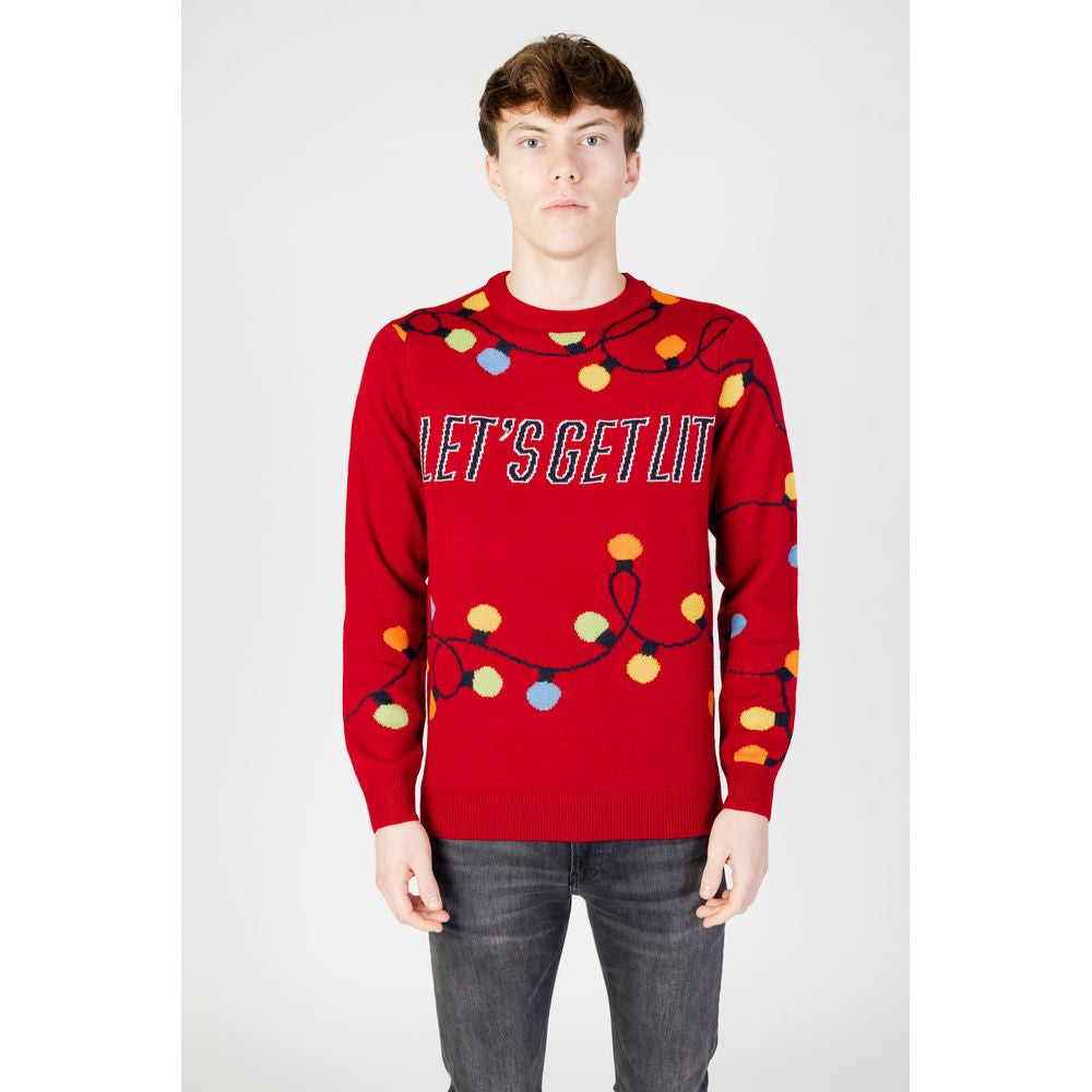 Red Marabou Sweater