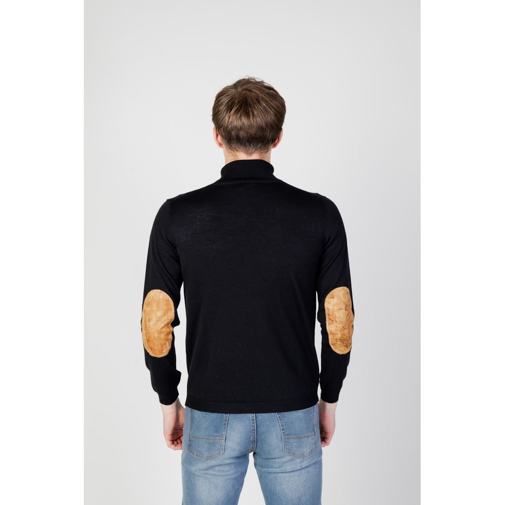 Black Viscose Turtleneck
