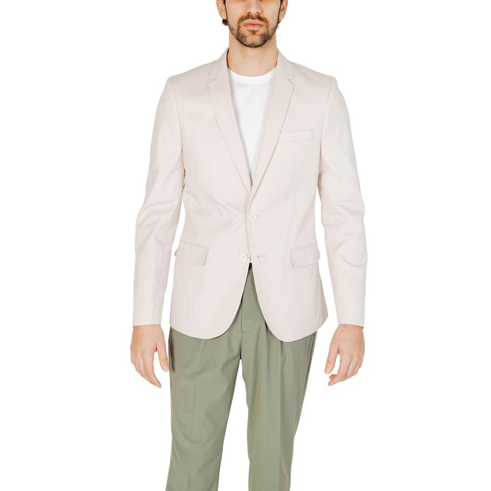 Cream Cotton Blazer