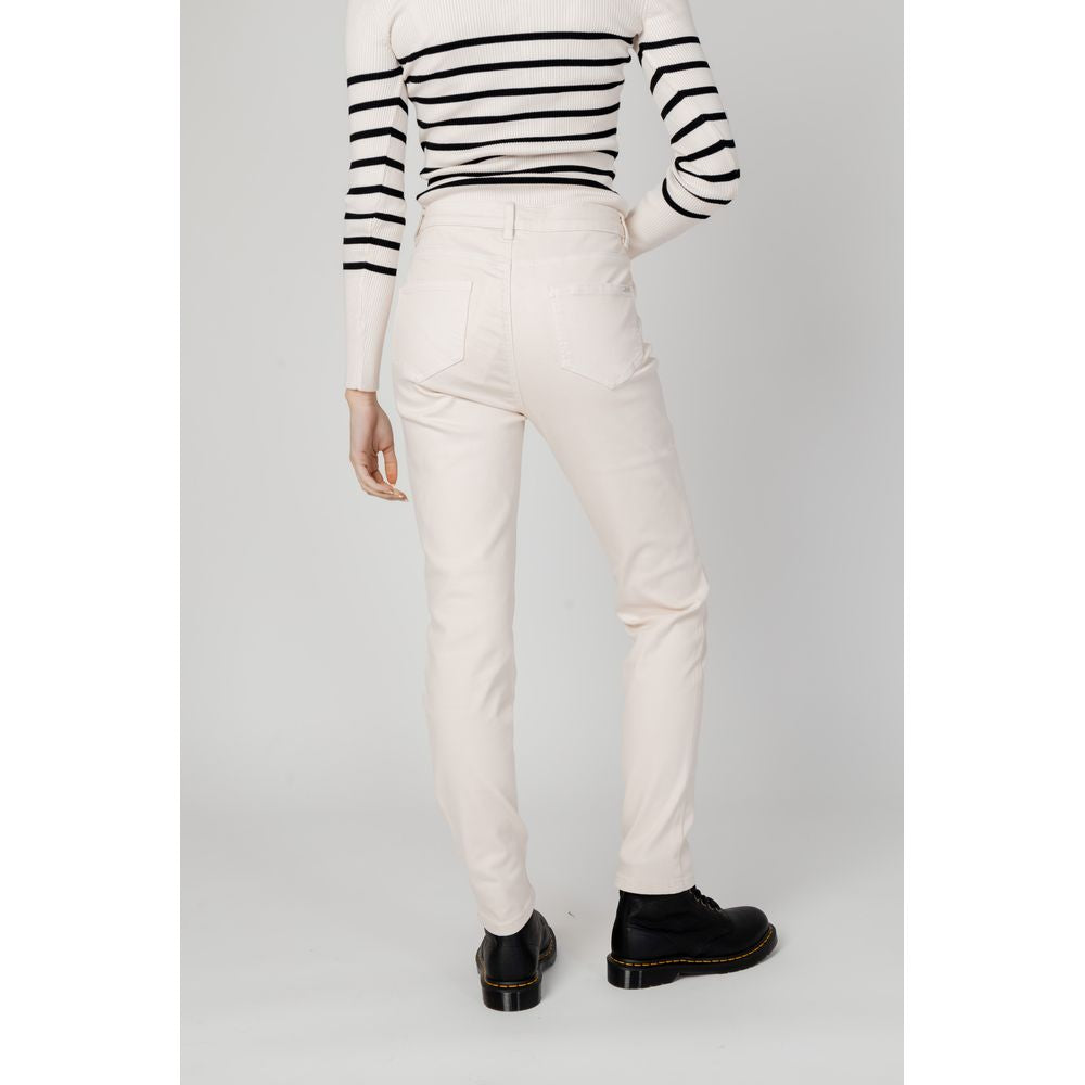Beige Cotton Pant