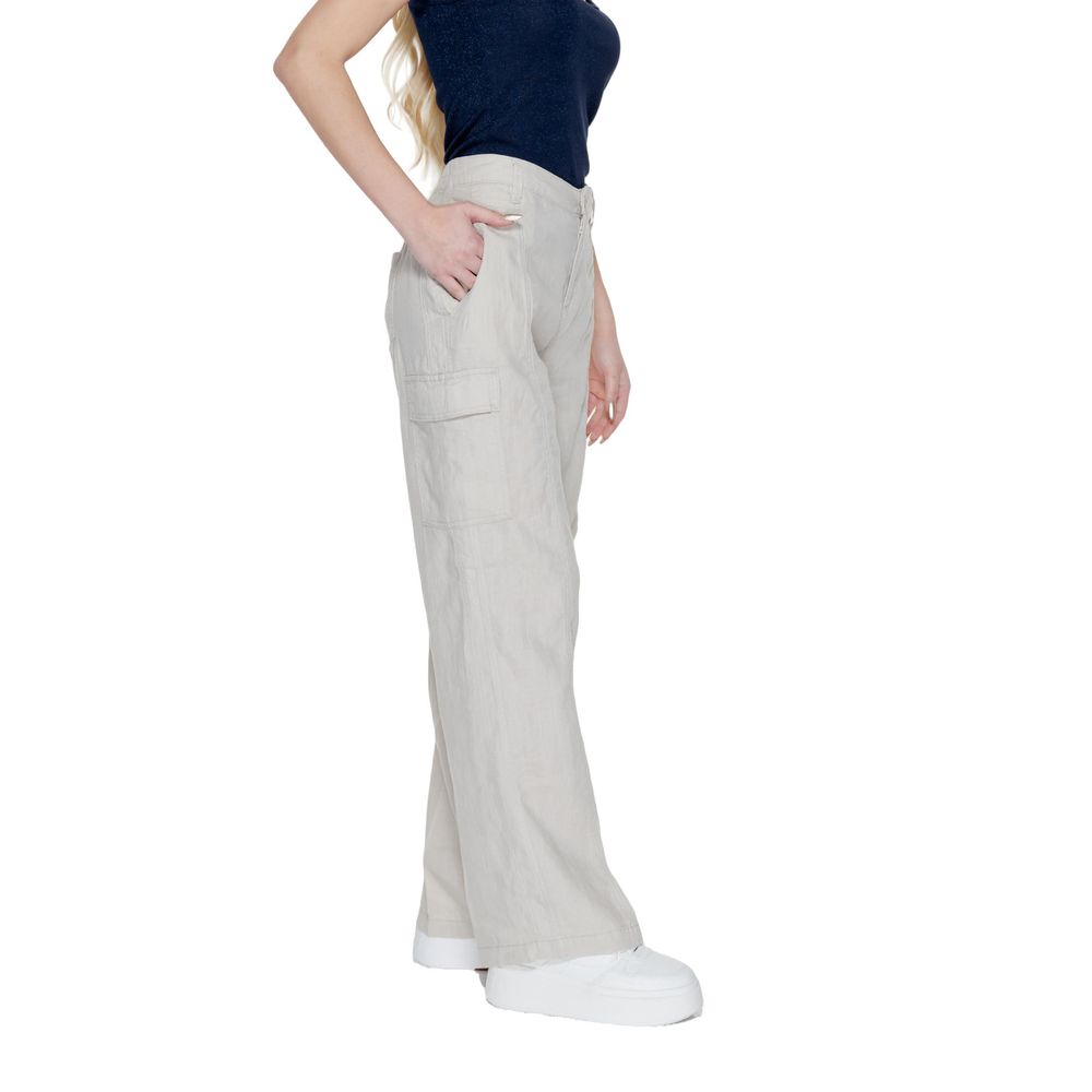 Beige Linen Pant