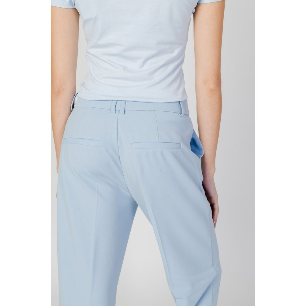Blue Polyester Pant