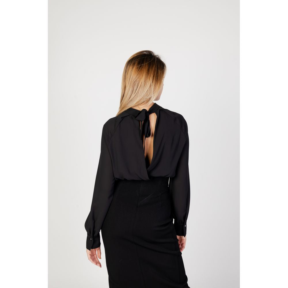Black Polyester Blouse