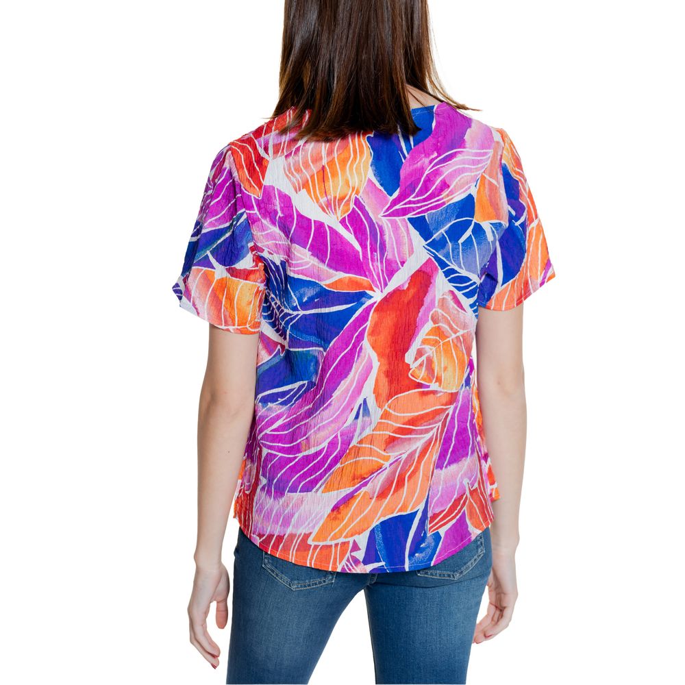 Multicolor Viscose Blouse