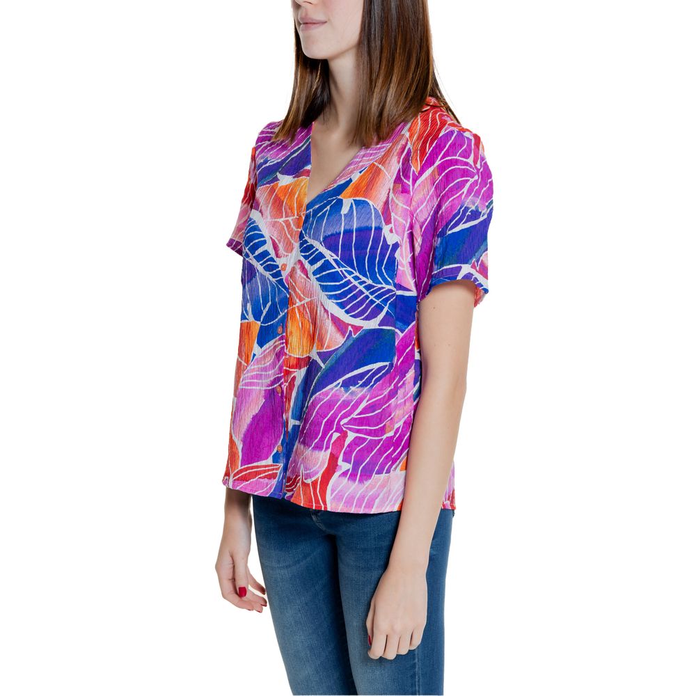 Multicolor Viscose Blouse
