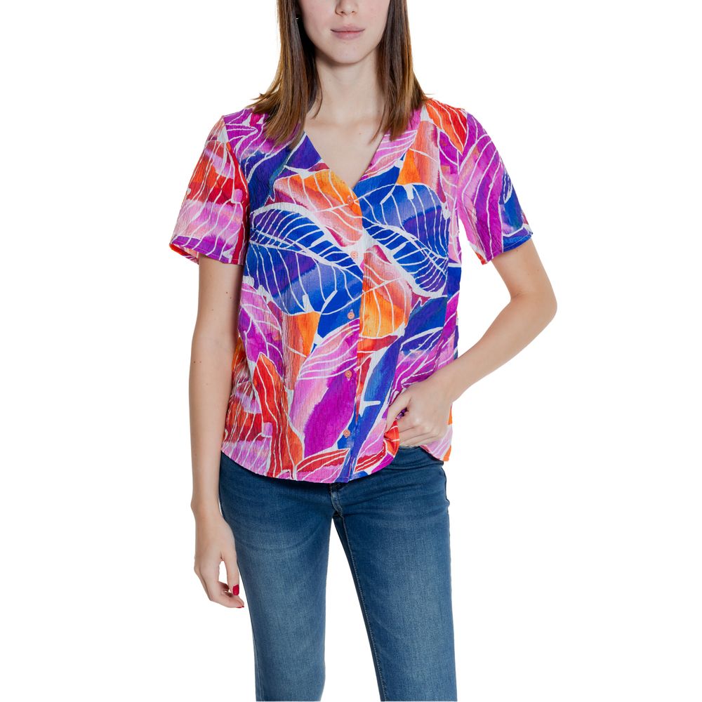 Multicolor Viscose Blouse