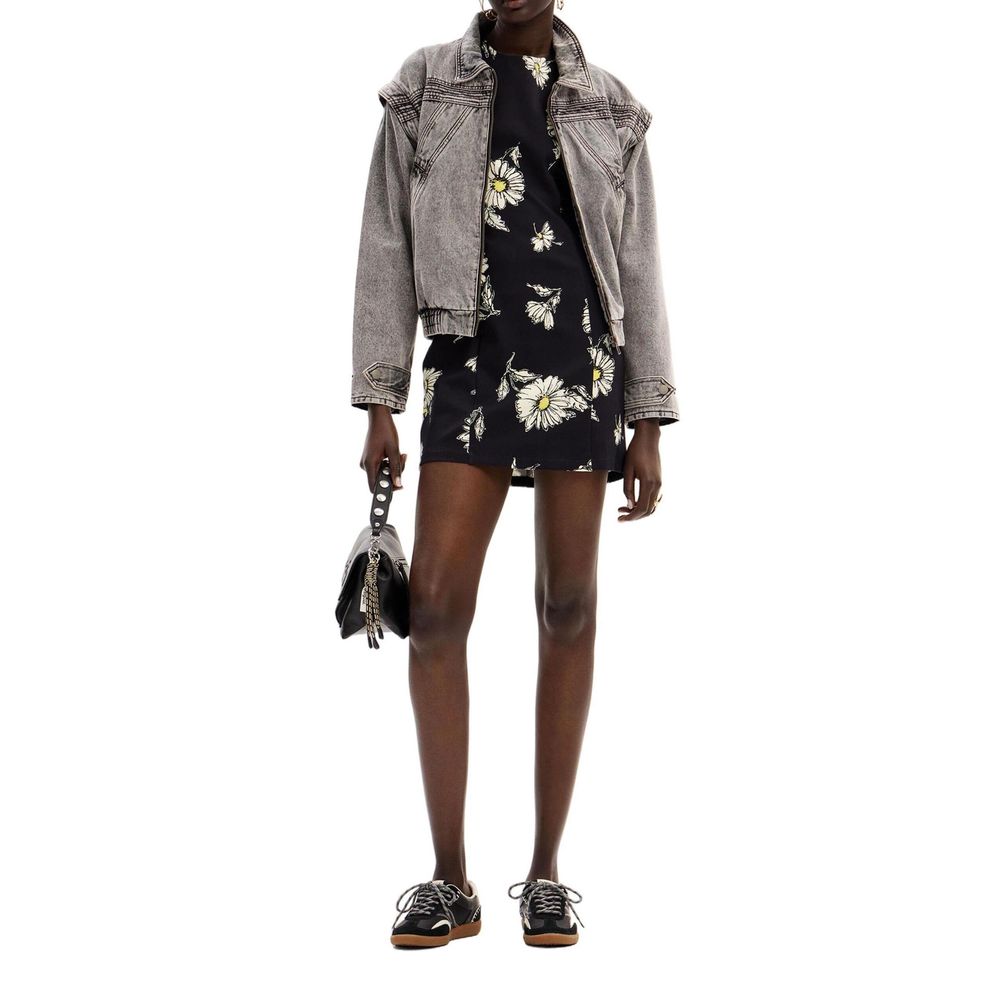 Black Viscose Short