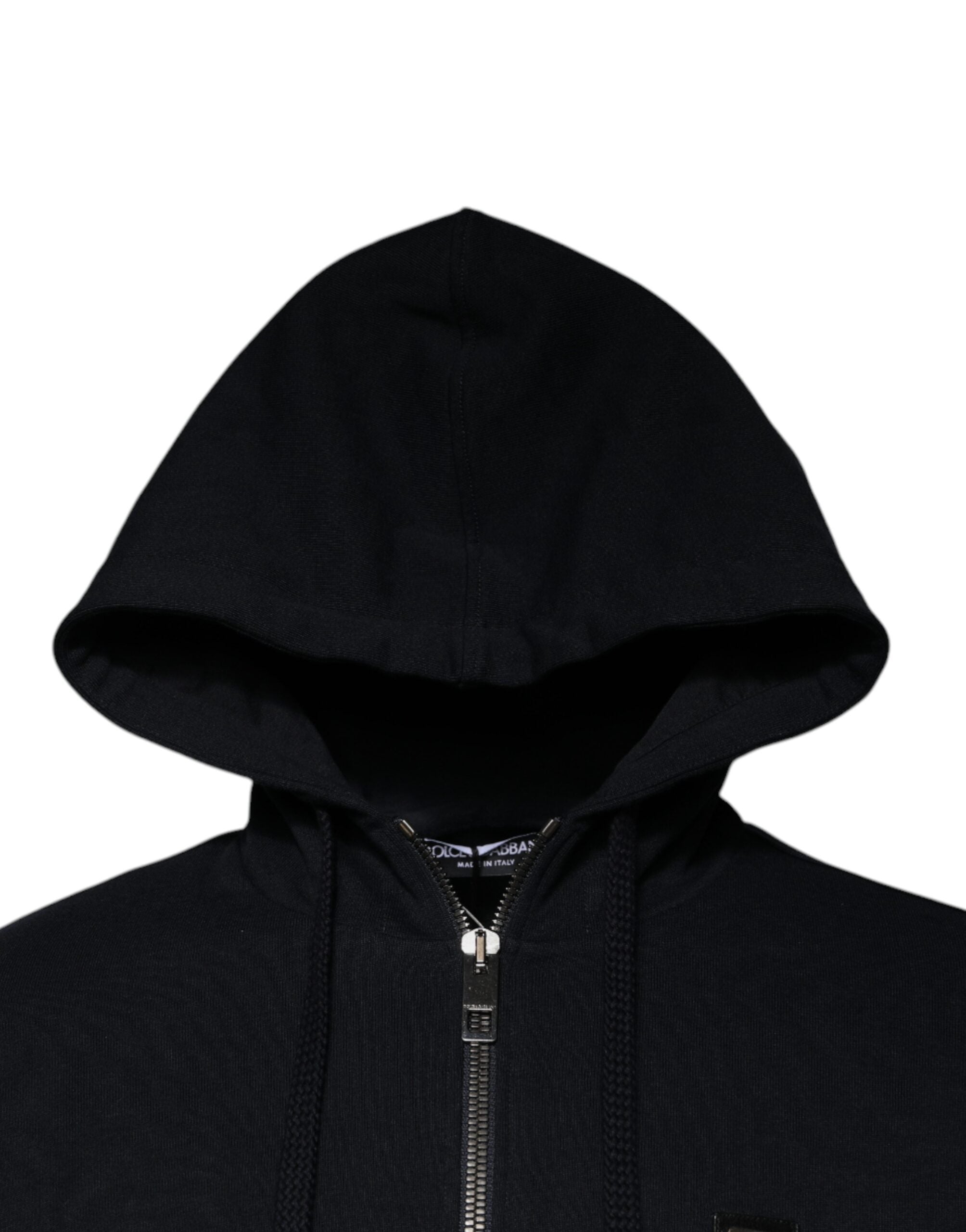 Blue Logo Full Zip Hooded Sweatshirt Sweater