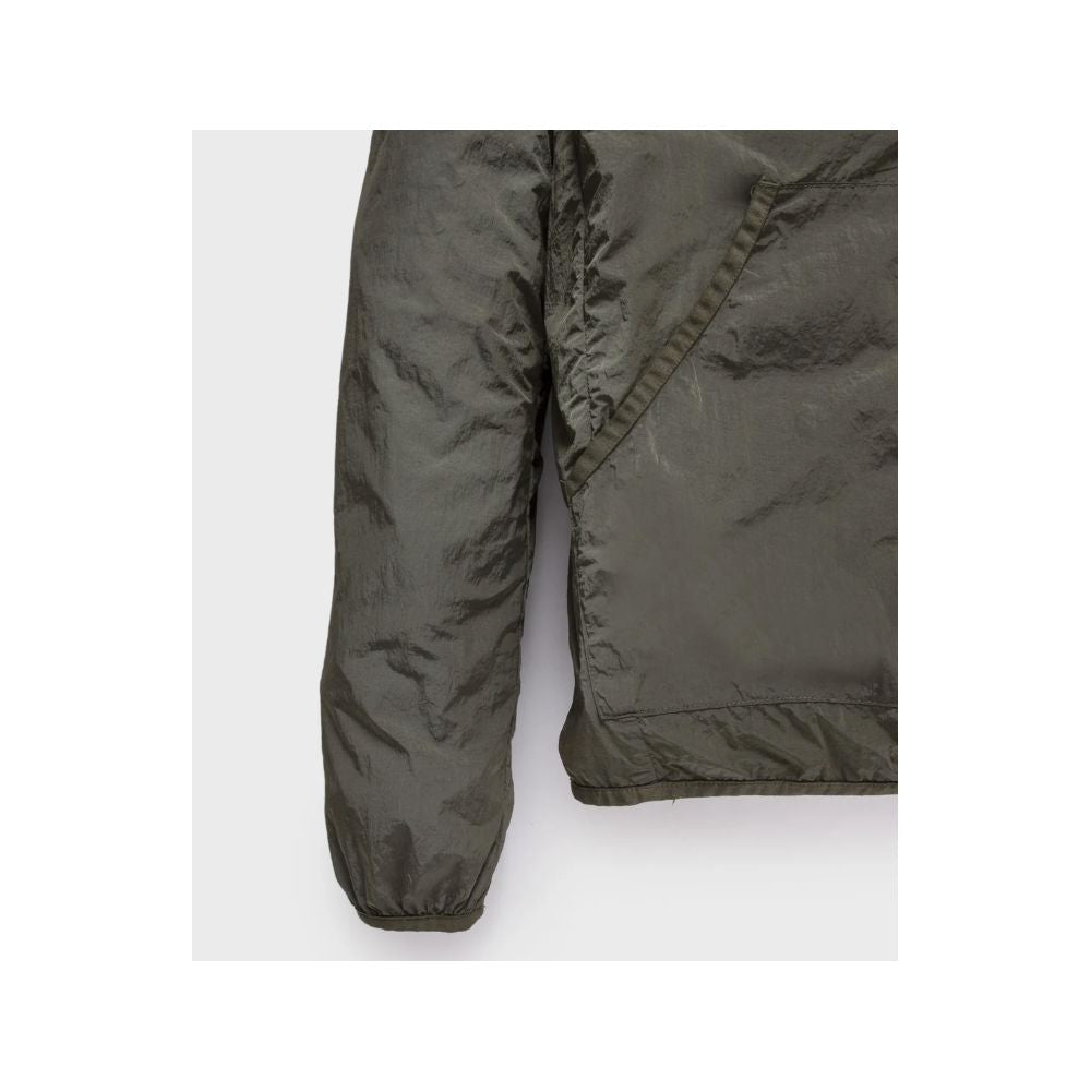 Green Polyamide Men Jacket