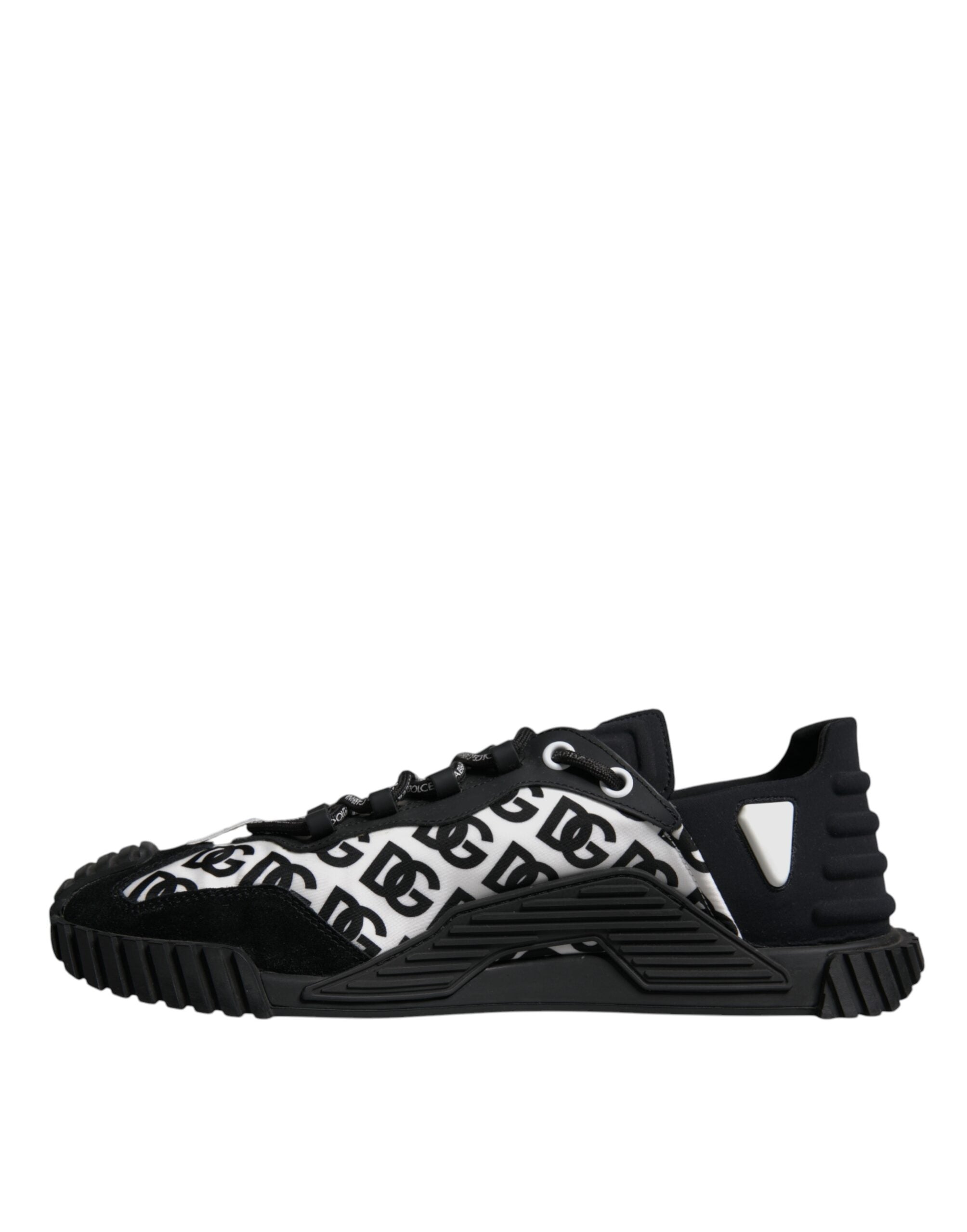 Black Logo Lace Up Low Top NS1 Sneakers Shoes