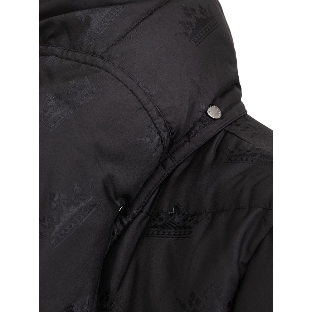 Black Cotton Jackets & Coat