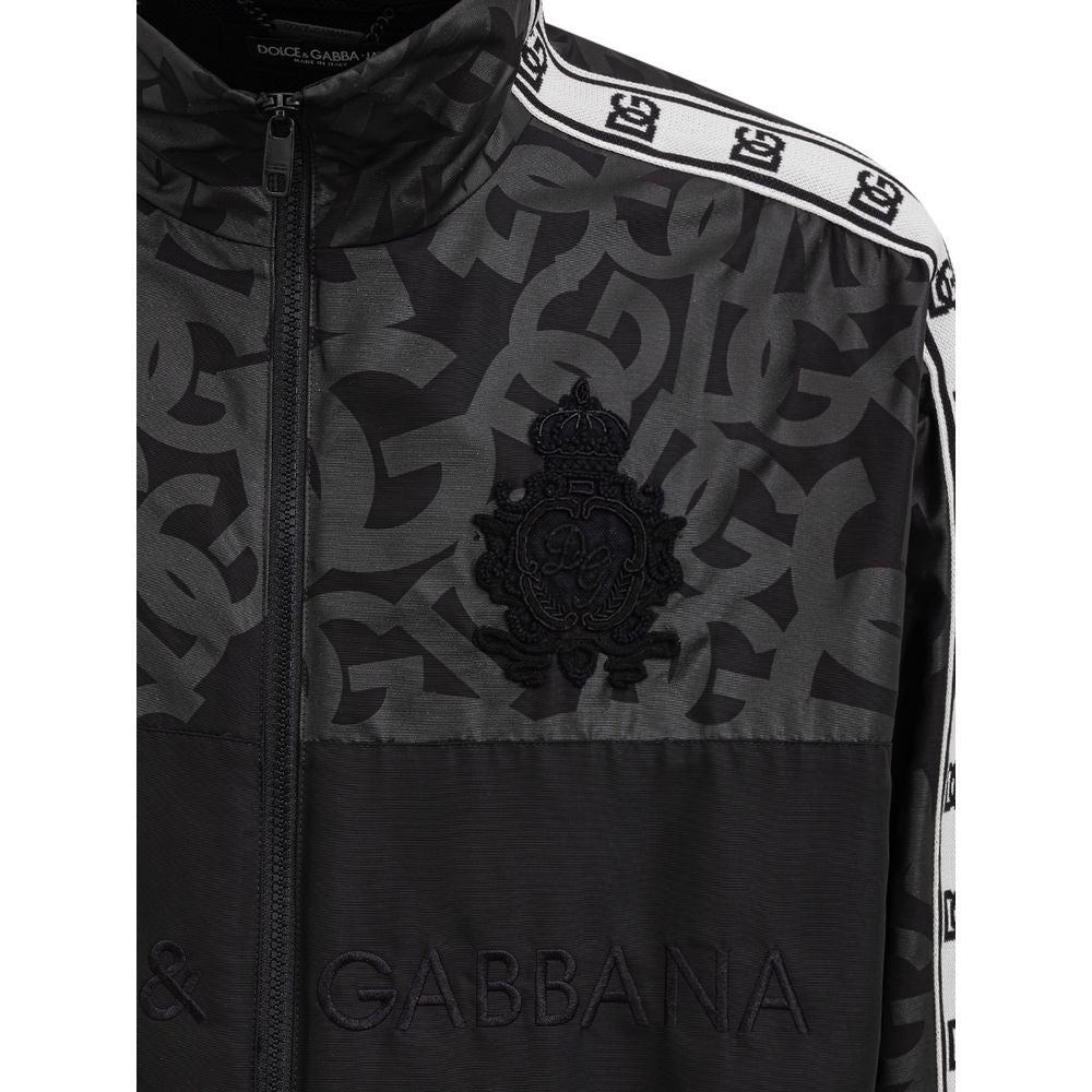 Black Polyester Jackets & Coat