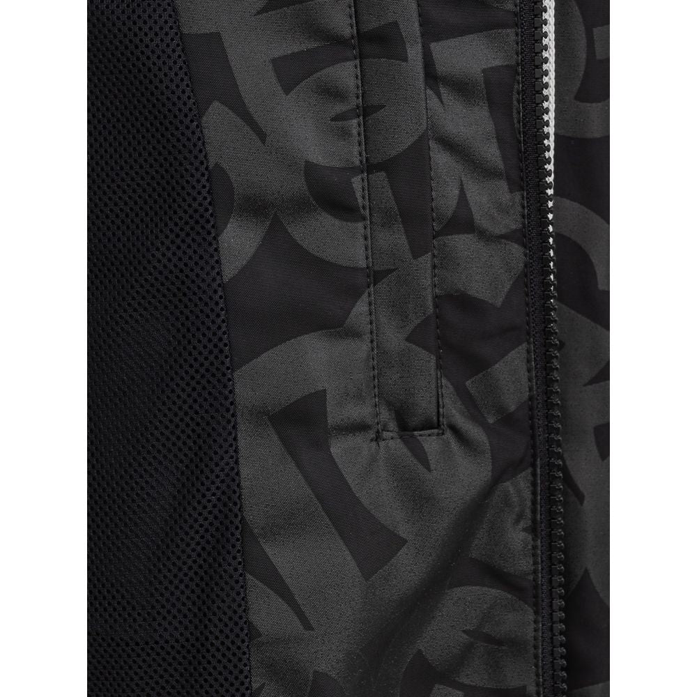 Black Polyester Jackets & Coat