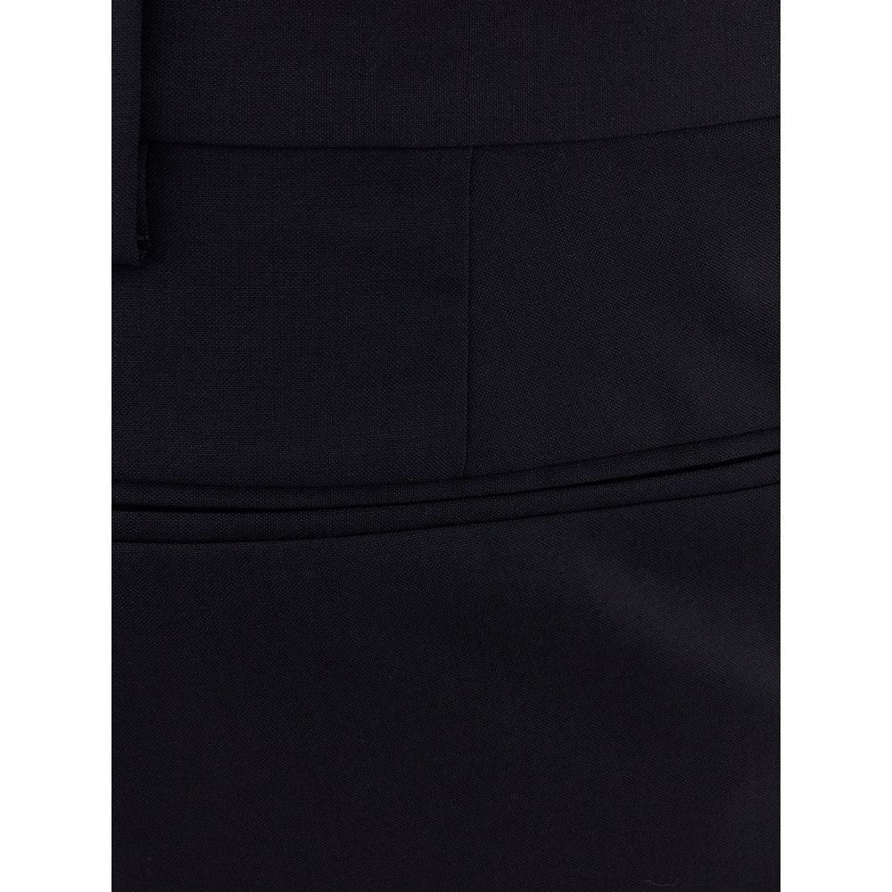 Black Wool Pant