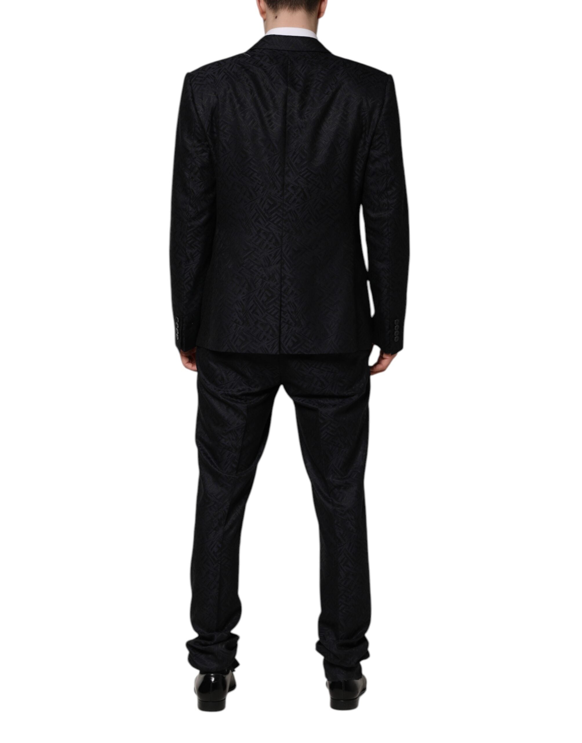 Black MARTINI King Skeleton 2 Piece Suit