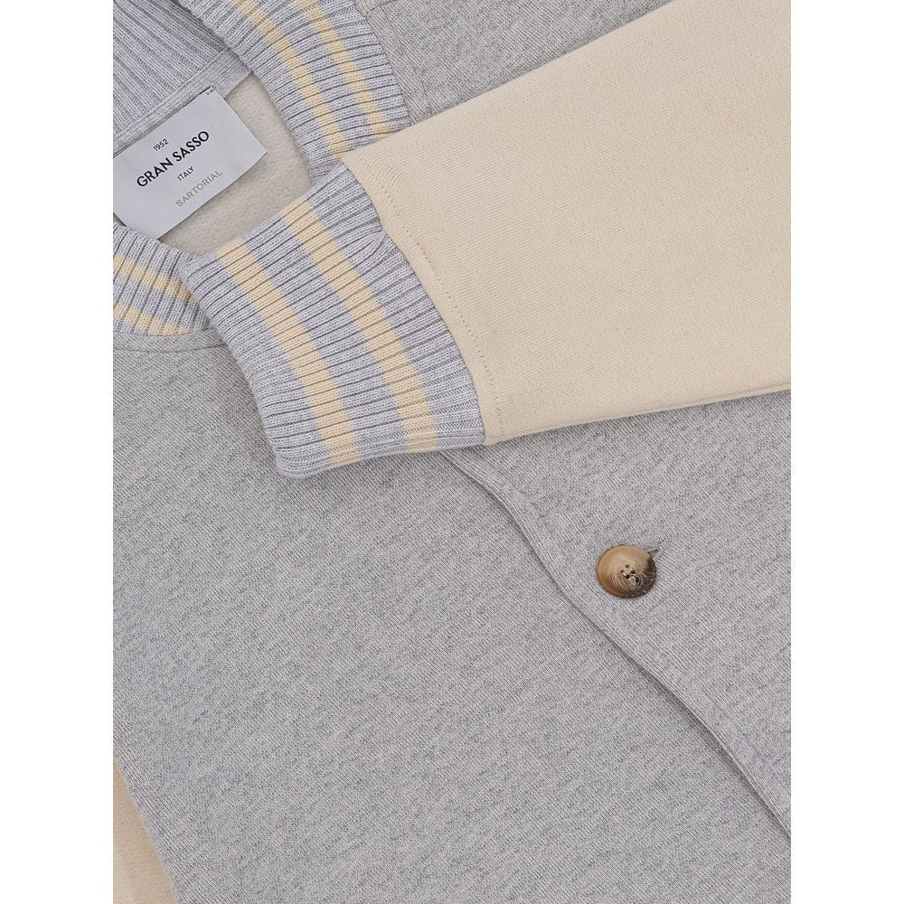 Gray Cotton Jackets & Coat