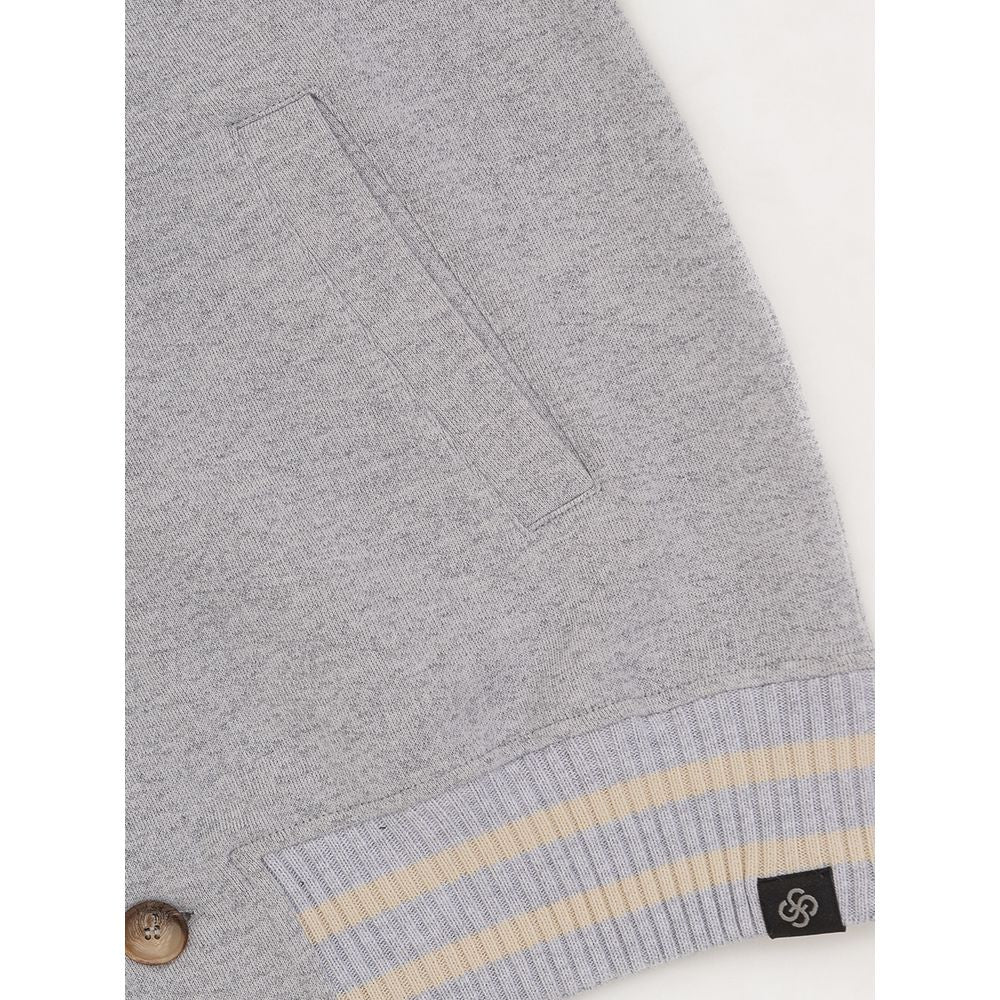 Gray Cotton Jackets & Coat
