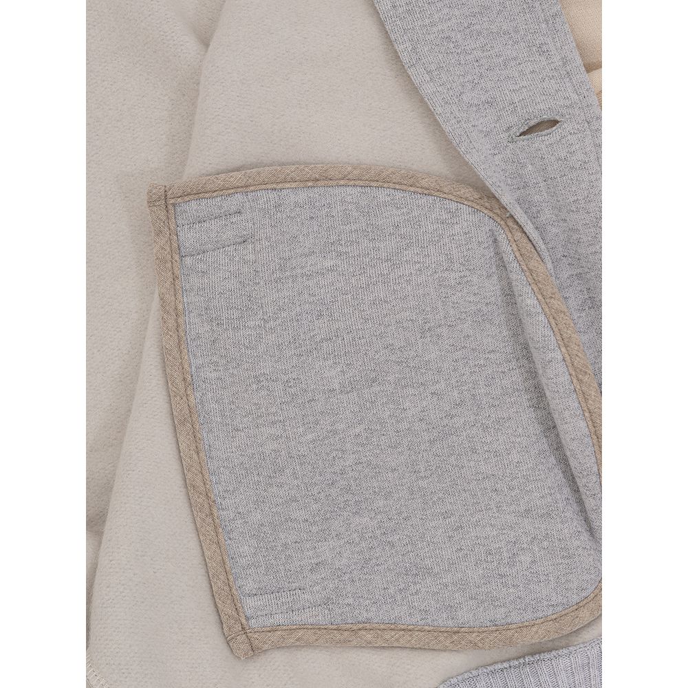Gray Cotton Jackets & Coat