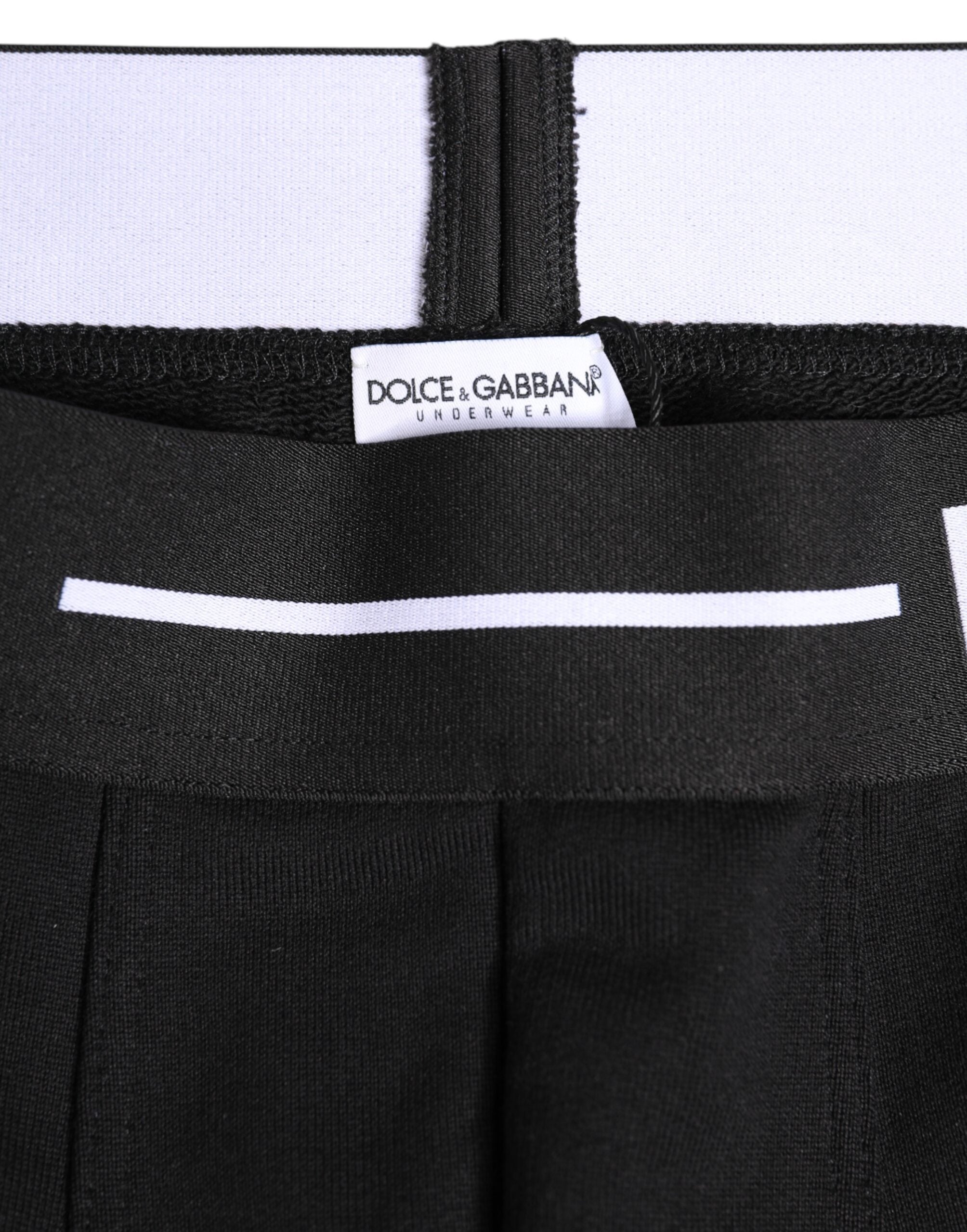Black Cotton Stretch Regular Boxer Underwear