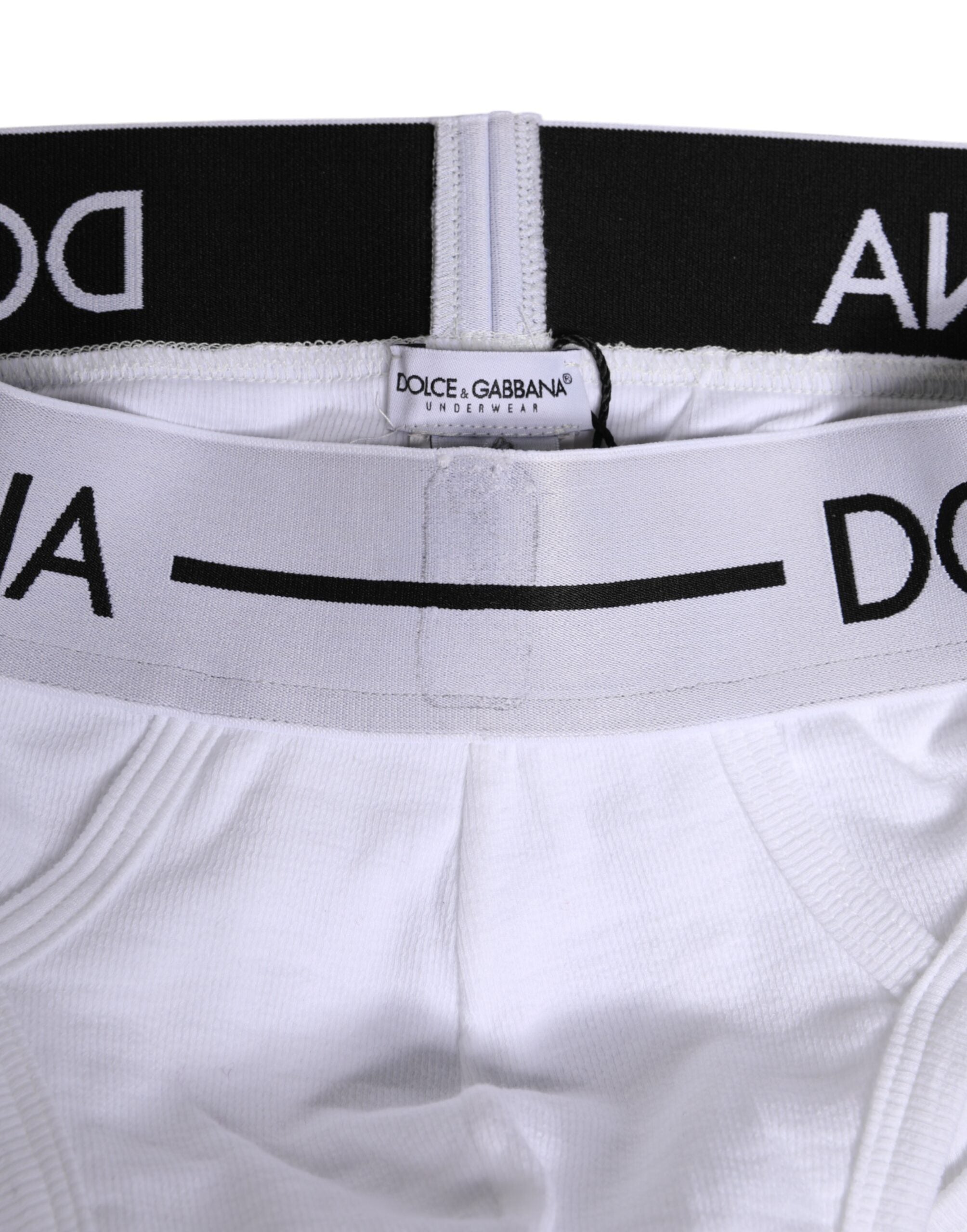 White Cotton Stretch Regular Brief Underwear