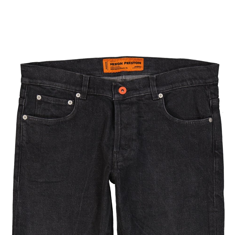 Cotton Denim Slim Jeans