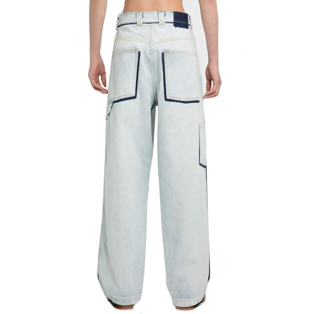 Wide Leg Denim Jeans