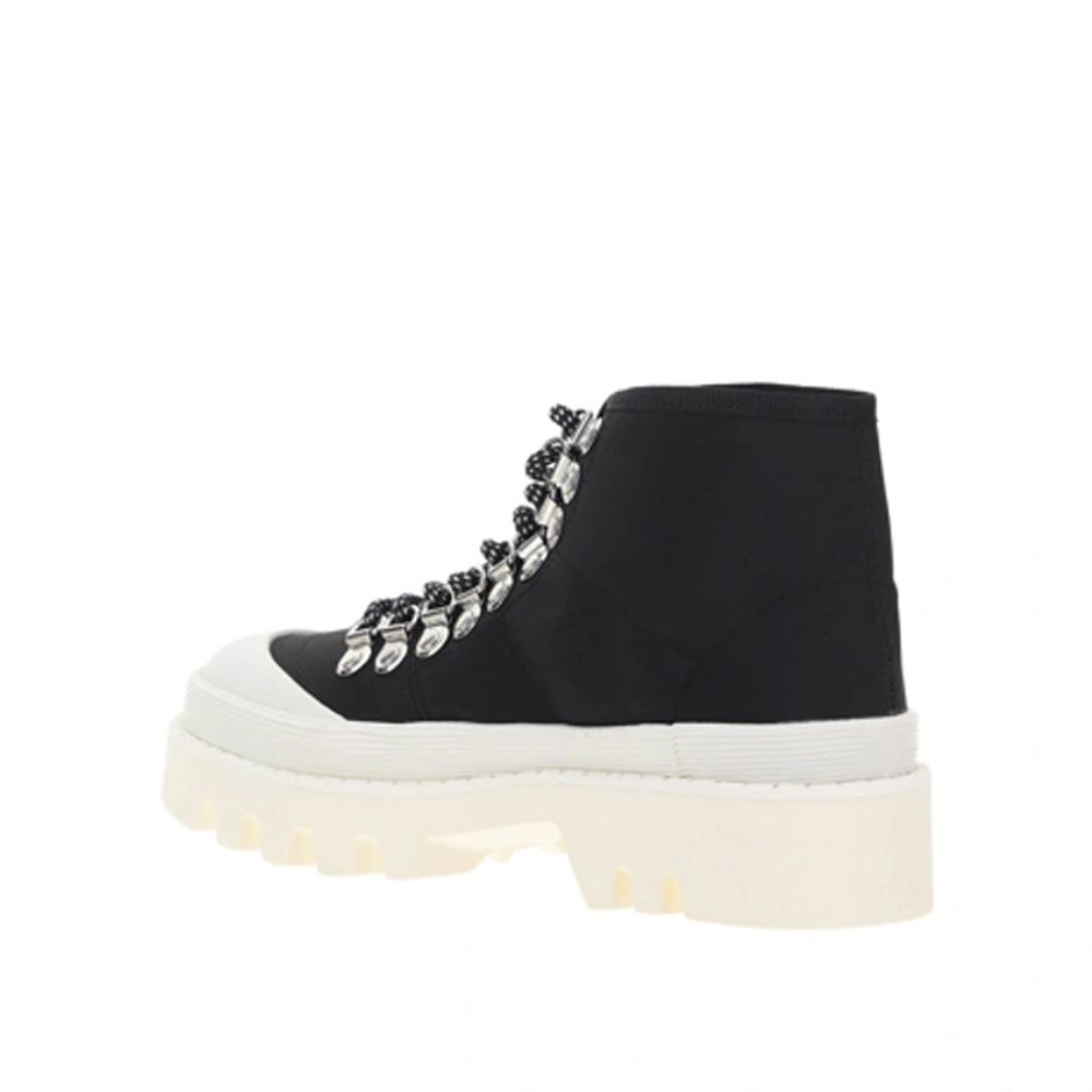Chunky-Sole High-Top Sneakers