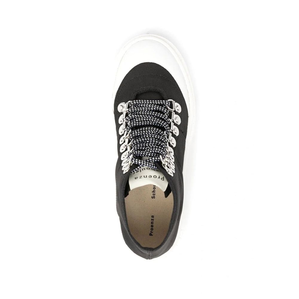 Chunky-Sole High-Top Sneakers