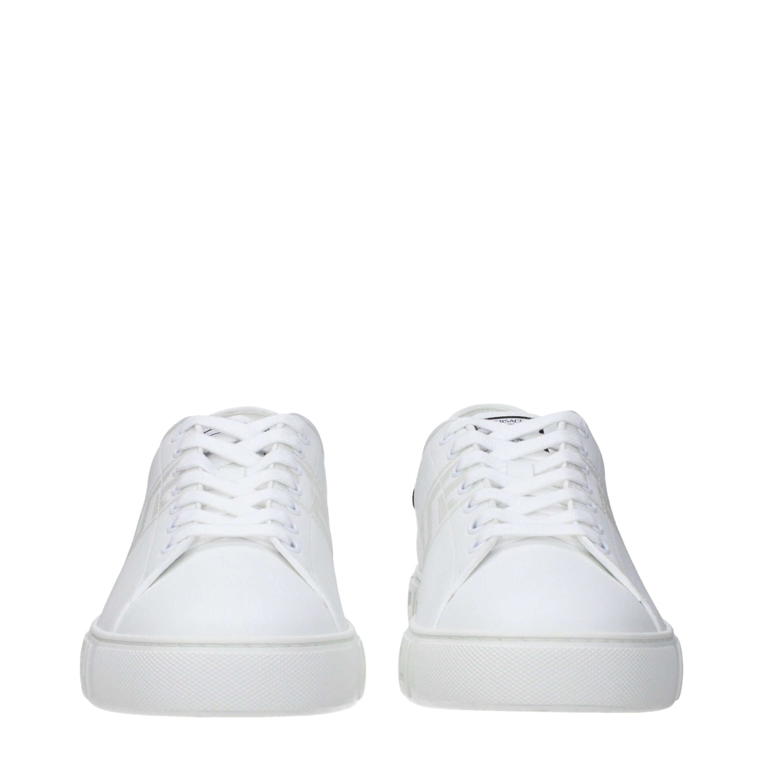 White Leather Low Tops